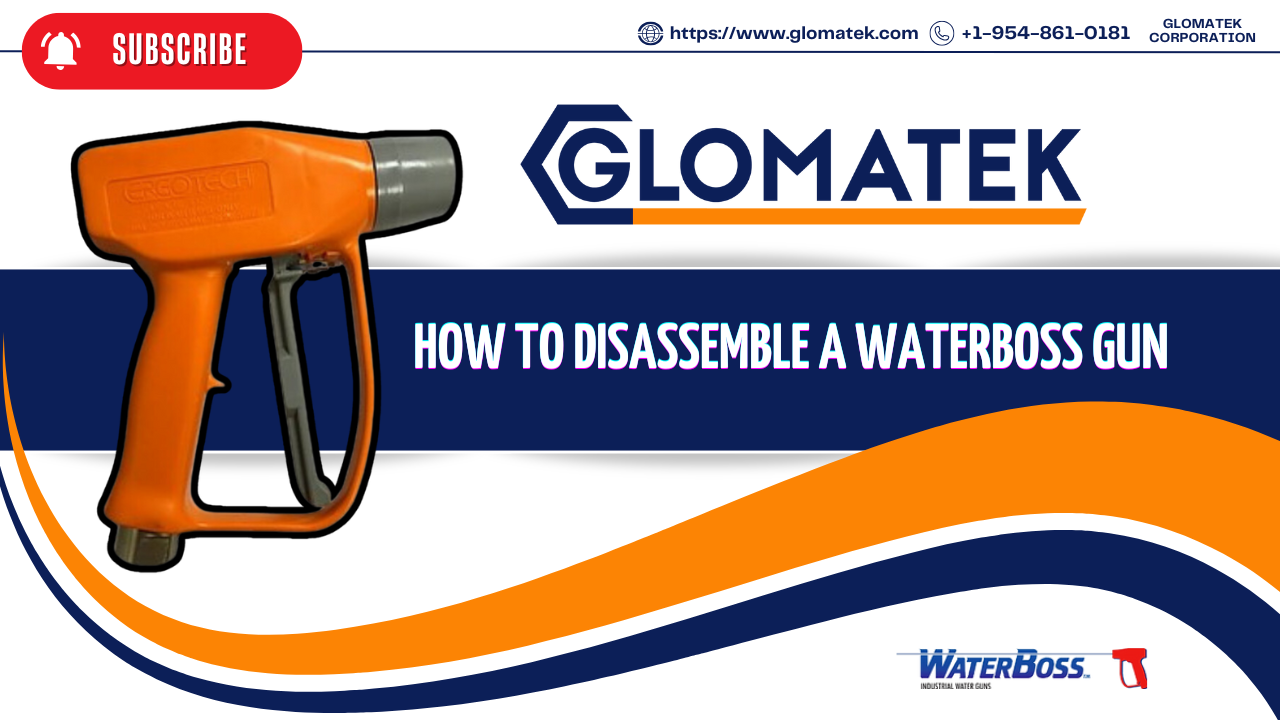 Load video: Disassemble: Waterboss Guns WB-750-1/2 by Glomatek Corporation