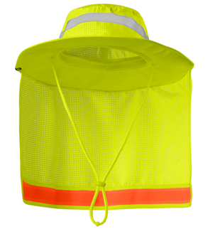 Lime Booney Hat with neck protector - Ironwear - IW-1318-L