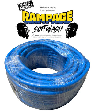 Rampage 3/4" Softwash Hose - BLUE - By the Foot